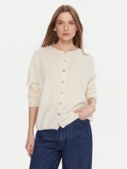Kontatto Kardigan 3M0978C Écru Relaxed Fit. Kardigany damskie Kontatto, m, bez wzorów, z wełny. Za 469.99 zł.
