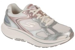 Buty do biegania damskie, Go Run Consistent 2.0 - Volt. Białe obuwie sportowe damskie Skechers, bez wzorów, z materiału, do biegania. Za 339.99 zł.