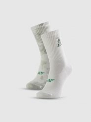 4F Skarpetki długie (2-pack) damskie - zielone 35-38. Zielone skarpety damskie 4f, bez wzorów. Za 49.99 zł.