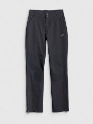 4F Spodnie trekkingowe szybkoschnące damskie - czarne L. Czarne spodnie materiałowe damskie 4f, l, bez wzorów, z materiału. Za 299.99 zł.