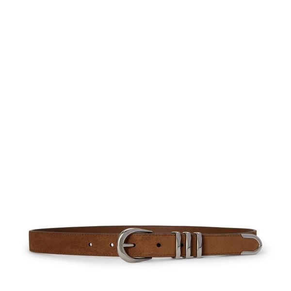 Pasek LAUREN RALPH LAUREN. Brązowe paski damskie Lauren Ralph Lauren, bez wzorów. Za 400.99 zł.
