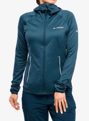 Bluza polarowa damska Vaude Tekoa Fleece Jacket II. Niebieskie bluzy sportowe damskie Vaude, m, bez wzorów, z elastanu, bez kaptura. Za 429.25 zł.