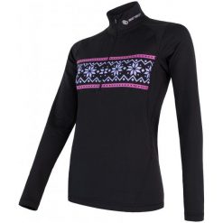 Sensor Bluza Damska Thermo Czarna Ze Wzorem L. Czarne bluzy damskie Sensor, z nadrukiem. Za 205.00 zł.