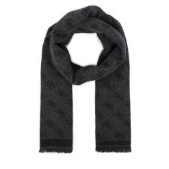 Szalik Guess. Szare szaliki i chusty damskie Guess, z aplikacjami. Za 234.99 zł.