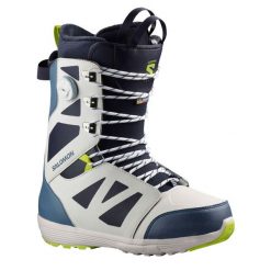 Buty snowboardowe męskie Salomon Launch Lace SJ Boa. Białe buty sportowe męskie Salomon, bez zapięcia, snowboardowy. Za 859.00 zł.