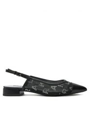 KARL LAGERFELD Czółenka Kerrie KL40153 Czarny. Czarne czółenka damskie KARL LAGERFELD, bez wzorów, ze skóry, bez obcasa, bez zapięcia. Za 519.99 zł.