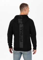 Bluza sportowa męska Pitbull West Coast Hermes Hooded Zip. Czarne bluzy męskie PITBULL, m, bez wzorów, z bawełny, z kapturem. Za 299.00 zł.