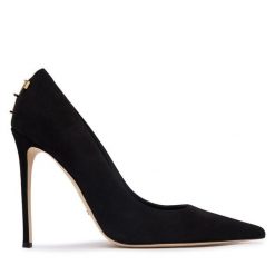 Szpilki Elisabetta Franchi. Czarne szpilki damskie Elisabetta Franchi, bez wzorów, bez obcasa, bez zapięcia. Za 2,649.00 zł.