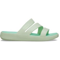 Klapki Dla Dorosłych Crocs Getaway Strappy Sandal. Zielone klapki męskie Crocs, z materiału. Za 159.99 zł.