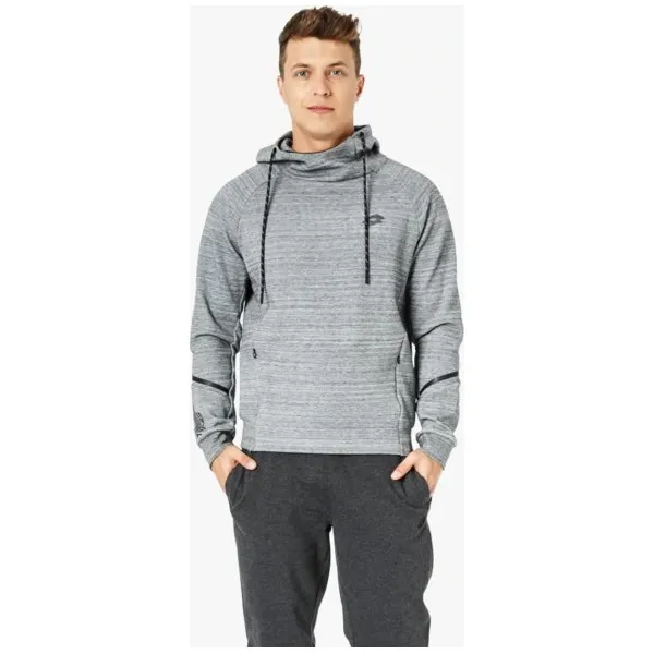 Lotto Bluza Bryan Vii Hd , szary, rozmiar XXL. Szare bluzy męskie Lotto, m, bez wzorów, z bawełny, z kapturem. W wyprzedaży za 129.99 zł.
