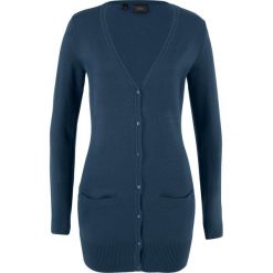 Długi sweter rozpinany bonprix ciemnoniebieski. Bez kategorii marki Giacomo Conti. Za 37.99 zł.