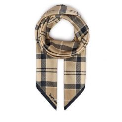 Chusta Barbour. Brązowe szaliki i chusty damskie Barbour, bez wzorów. Za 179.99 zł.