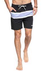 SPODENKI WRANGLER SWIMSHORT FADED BLACK W4B01WDV6 112129084. Czarne kąpielówki męskie Wrangler, l, bez wzorów, krótkie. Za 129.99 zł.