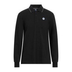 NORTH SAILS POLO LONG SLEEVE Czarny. Czarne bluzki z długim rękawem męskie North Sails, m, bez wzorów, z tkaniny, bez kołnierzyka. Za 275.99 zł.