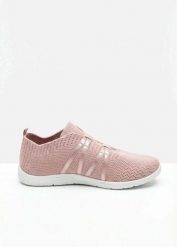 Buty barefoot z elastyczną podeszwą. Niebieskie obuwie sportowe damskie bonprix, bez wzorów. Za 124.99 zł.