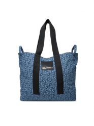 Karl Lagerfeld Jeans Torebka A2W50005 Niebieski. Niebieskie torebki do ręki damskie Karl Lagerfeld Jeans, bez wzorów, z jeansu, bez dodatków. Za 319.99 zł.