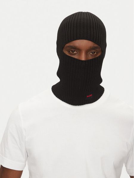 HUGO Czapka Xala 50524591 Czarny. Czarne rękawiczki męskie Hugo, na zimę, bez wzorów, z wełny. Za 249.99 zł.