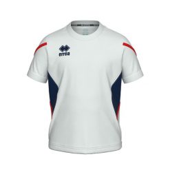 Koszulka dla dzieci Errea Curtis. Białe t-shirty dla chłopców ERREA, bez wzorów, ze skóry, bez ramiączek. Za 189.50 zł.