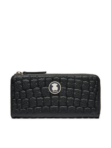 TOUS Portfel Kiara Sherton 2000986851 Czarny. Czarne portfele damskie tous, bez wzorów, ze skóry. Za 699.99 zł.