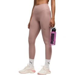 Damskie Tights Puma W Cloudspun Tight Hw Fl. Czerwone legginsy damskie Puma, bez wzorów, z poliesteru, na fitness i siłownię. Za 390.00 zł.