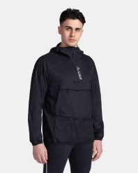 Męska lekka kurtka anorak Kilpi ANORI-M. Czarne kurtki męskie Kilpi, m, bez wzorów, z materiału, bez kaptura. Za 422.05 zł.