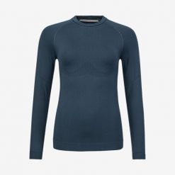 Koszulka z długim rękawem damska FLEX Seamless LS. Niebieskie koszulki sportowe damskie Head, l, bez wzorów, z dzianiny, bez kołnierzyka, bez ramiączek, tenisowe. W wyprzedaży za 196.00 zł.