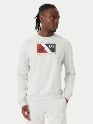 Beverly Hills Polo Club Bluza M6339T Szary jasny Regular Fit. Szare bluzy męskie Beverly Hills Polo Club, m, bez wzorów, z bawełny, bez kaptura. Za 215.99 zł.
