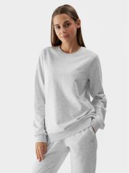 4F Bluza 4FWSS24TSWSF0954 Szary Regular Fit. Szare bluzy damskie 4f, xs, bez wzorów, z bawełny, bez kaptura. Za 89.99 zł.