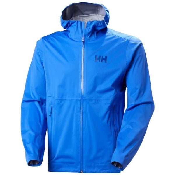 Kurtka wodoodporna Helly Hansen Momentum 3L Stretch. Niebieskie kurtki męskie Helly Hansen, na lato, l, bez wzorów, z materiału, z kapturem. Za 1,021.00 zł.