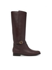 LAUREN RALPH LAUREN Oficerki 802974383003 Brązowy. Brązowe kozaki damskie Lauren Ralph Lauren, ze skóry, bez obcasa, na płaskiej podeszwie. Za 1,299.00 zł.