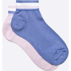 Tommy Hilfiger - Skarpetki (2-pack). Szare skarpety damskie Tommy Hilfiger, z bawełny. W wyprzedaży za 29.90 zł.