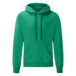 Męska Klasyczna Bluza Z Kapturem. Zielone bluzy męskie Fruit of the Loom, m, bez wzorów, z kapturem. Za 81.99 zł.