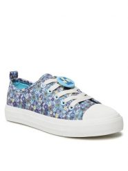 Nelli Blu Trampki CSS20377-07 Niebieski. Niebieskie trampki i tenisówki dziewczęce Nelli Blu, bez wzorów, z materiału, bez zapięcia. Za 79.99 zł.