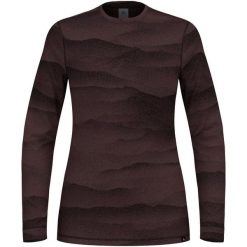 Bluza termoaktywna damska Odlo Merino Ridgelines BL Top Crew Neck LS. Czerwone bluzy sportowe damskie Odlo, xl, bez wzorów, bez kaptura, do piłki nożnej. Za 470.99 zł.