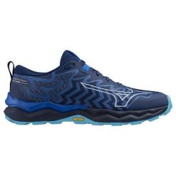 Buty trailowe Mizuno Wave Daichi 8 GTX. Białe buty sportowe męskie Mizuno, bez zapięcia, do biegania, mizuno wave. Za 663.55 zł.