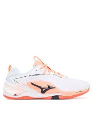 Mizuno Buty halowe Wave Stealth Neo 2.1 X1GA2640 Biały. Białe buty sportowe męskie Mizuno, z materiału, bez zapięcia. Za 709.99 zł.