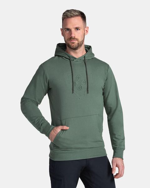 Bluza Kilpi Lagoa. Zielone bluzy męskie Kilpi, m, bez wzorów, z bawełny, z kapturem. Za 163.85 zł.