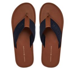 Japonki Tommy Hilfiger. Niebieskie klapki męskie Tommy Hilfiger. Za 229.99 zł.