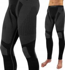 Sesto Senso Spodnie termoaktywne Thermo Active Grigio Man S. Spodnie materiałowe męskie Sesto Senso, m, bez wzorów. Za 89.00 zł.
