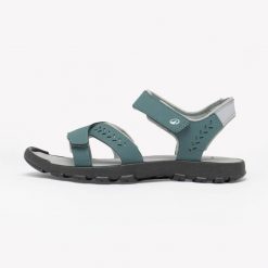 Second Life - Sandały turystyczne damskie Quechua NH100 - Stan Doskonały. Szare sandały damskie QUECHUA, bez wzorów, z materiału, bez obcasa, bez zapięcia. Za 63.00 zł.