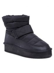 Jenny Fairy Śniegowce WS6007-04 Czarny. Czarne kozaki damskie Jenny Fairy, z materiału. Za 89.99 zł.