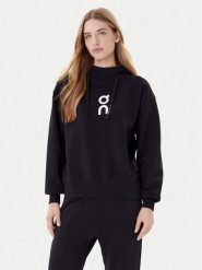 On Bluza Club Hoodie 1WE1004 Czarny Relaxed Fit. Czarne bluzy damskie On, l, bez wzorów, z bawełny, bez kaptura. Za 499.99 zł.
