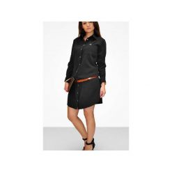 Czarna sukienka szmizjerka. Czarne sukienki damskie Bien fashion, w paski, eleganckie. Za 119.00 zł.
