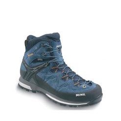 Buty turystyczne męskie Meindl Tonale GTX. Niebieskie trekkingi męskie Meindl, trekkingowe. Za 1,224.00 zł.