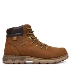 Trapery CAT Footwear. Brązowe śniegowce i trapery męskie CAT Footwear, bez zapięcia. Za 699.99 zł.