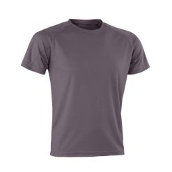 Męska Koszulka Impact Aircool. Szare koszulki sportowe męskie SPIRO, m, bez wzorów, bez kołnierzyka, bez ramiączek, trekkingowe. Za 36.99 zł.