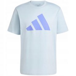 Koszulka Mężczyzna adidas Pwr 3 Graphic błękitna IX6567 - XL. Niebieskie koszulki sportowe męskie Adidas, m, bez wzorów, z bawełny, bez kołnierzyka, bez ramiączek, na fitness i siłownię. Za 102.00 zł.