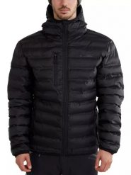 Kurtka męska Fundango Mogollon Light Weight Padded. Czarne kurtki męskie Fundango, m, bez wzorów, z materiału, sportowe, z kapturem. Za 399.90 zł.