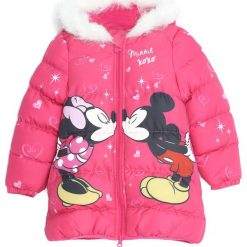 Różowa Kurtka Happy Mouse. Czerwone kurtki i płaszcze dla dziewczynek Born2be, na jesień. Za 169.99 zł.