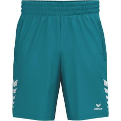 Spodenki Erima Celebrate 125 niebieskie Junior. Niebieskie szorty damskie 55PROTEC, bez wzorów, z dzianiny. Za 148.00 zł.